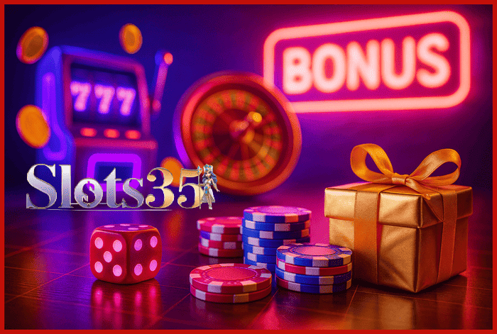 Exemplo Rollover 1 ilustrado com valores reais para demonstrar requisitos de apostas na SLOTS35.