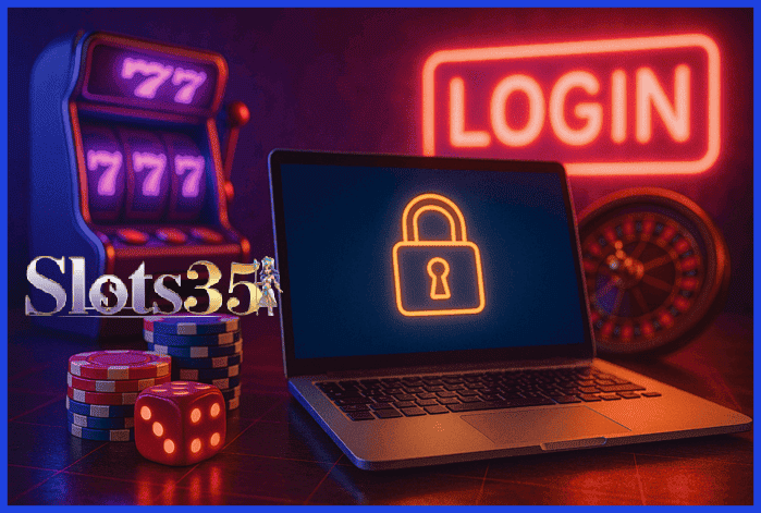 Passo a passo de registro e login na plataforma SLOTS35